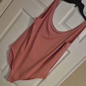Pink/Blush Gap Sleeveless Bodysuit